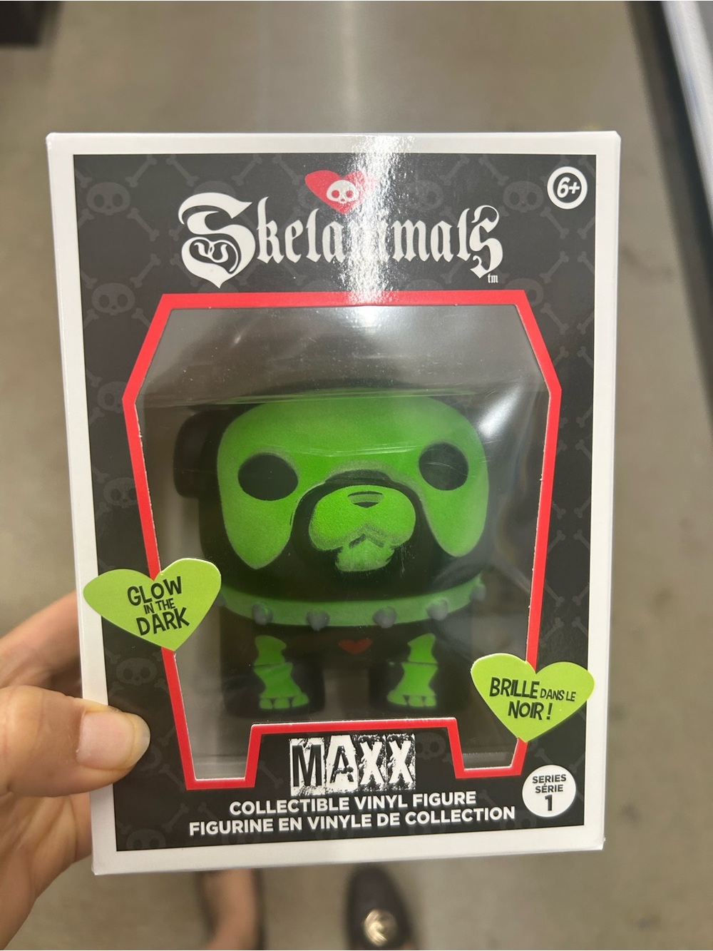 Skelanimals Maxx Glow-in-the-Dark Vinyl Figure